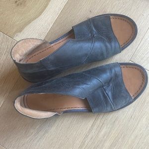 Free People Mont Blanc Asymmetrical Sandals